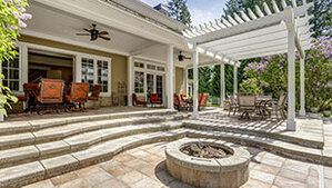 Picture of outdoor paved patio